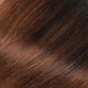 14 inch Ponytail Human Hair Ombre Brown 100g