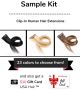 Get a sample of Clip-in Human Hair Extensions  [Final Sale] 