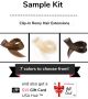 Get a sample of Clip-in Remy Hair Extensions  [Final Sale] 