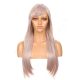 DM1707539-v4 - Long Light Rose Gold Synthetic Hair Wig With Bangs [FINAL SALE]