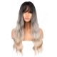 DM2031301-v4 - Long Ombre Gray Synthetic Hair Wig With Bangs [FINAL SALE]