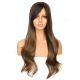 DM2031312-v4 - Long Ombre Brown Synthetic Hair Wig  [FINAL SALE]