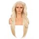 FU1904695-v3 - Long Blonde Synthetic Hair Wig With Bangs [FINAL SALE]