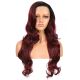 FU1904704-v3 - Long Burgundy Synthetic Hair Wig  [FINAL SALE]