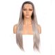 G1901636C-v3 - Long Gray Synthetic Hair Wig [FINAL SALE]